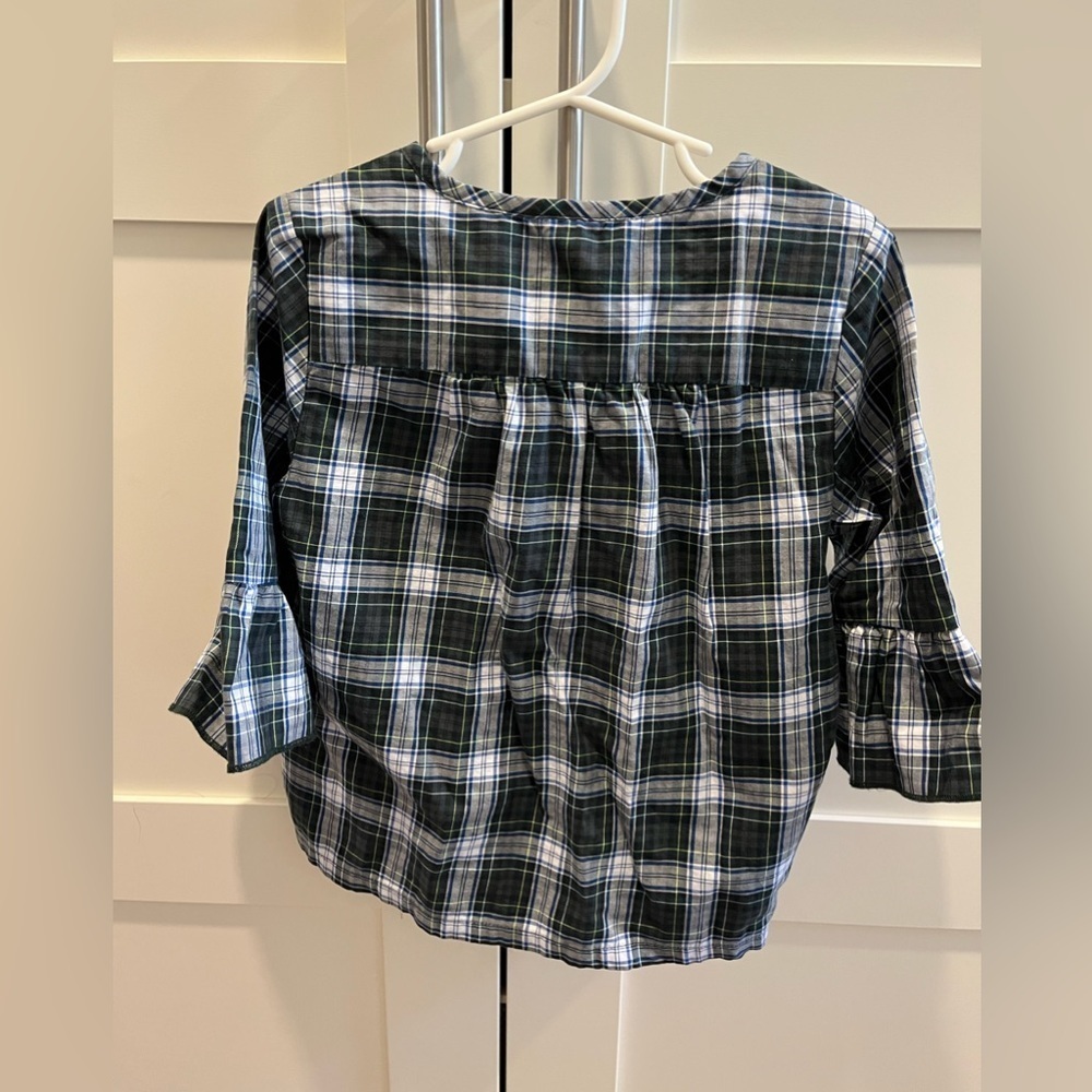 J. Crew holiday blouse in size S (6-7) - Picture 4 of 7